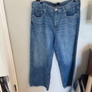 GAP High Rise Wide-Leg Denim